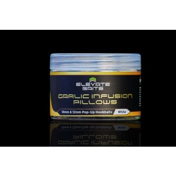 Elevate Baits Garlic Infusion Pillows Pop-Ups White | 10x12mm