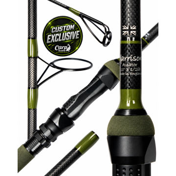 Harrison Aviator Custom Rod | 10ft 3.5lb 50mm | Olive Duplon | Alps ARD Seat