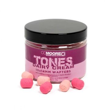 Steamed and literally flavour-loaded 10x14mm dumbells

Critically balanced, designed to be fished as a wafter hookbait

Made with our incredibly successful Dairy Cream flavour blend

Each pot contains washed-out pink & dark pink versions
