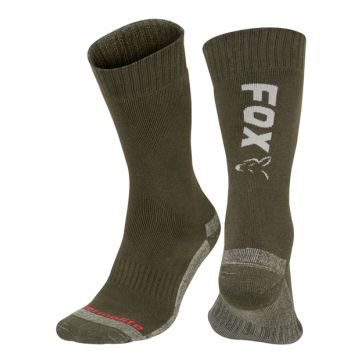 Fox Green/Silver Thermolite Long Socks
