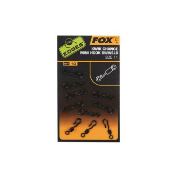 Fox Kwik Change Mini Hook Swivels - Size 11