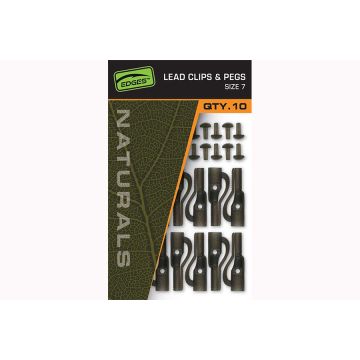 Fox Naturals Lead Clips and Pegs Size 7