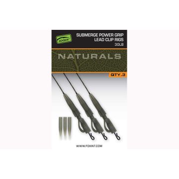 Fox Naturals Submerge Power Grip Lead Clip Leaders