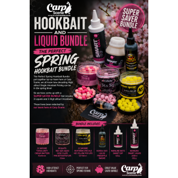 Carp Scene Hookbait & Liquid Bundle | Spring Carp Fishing Baits UK