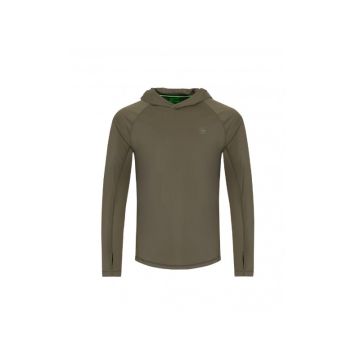 Korda UPF Hooded Top Dark Khaki