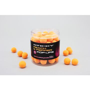 Sticky Baits Peach & Pepper Pop Ups
