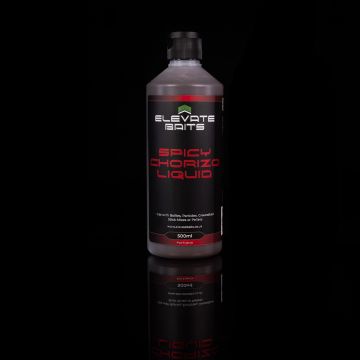 Elevate Baits Spicy Chorizo Liquid 500ml | Carp Bait Enhancer