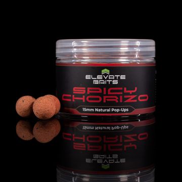 Elevate Baits Spicy Chorizo 15mm Natural Pop-Ups