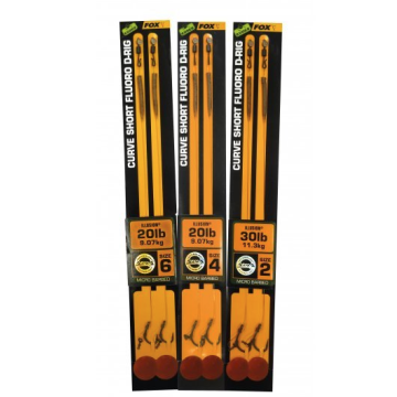 Fox Edges Curve Short Fluro-D Rigs