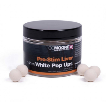 CC Moore Pro Stim Liver White Pop Ups 12mm