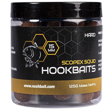 Nash Baits Scopex Squid Hard Hookbaits 15mm 125g