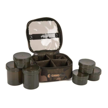 Fox Camolite 6 Pot Hookbait Case