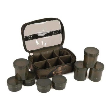 Fox Camolite 8 Pot Hookbait Case 