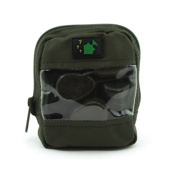 Thinking Anglers Olive Clear Front Zip Pouch