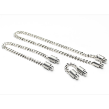 Original stainless steel hanger chains.