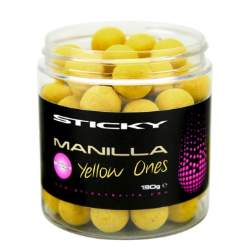 Sticky Baits Manilla Yellow Ones Wafters 16mm