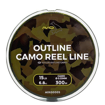 Avid Outline Camo Reel Line 1000m