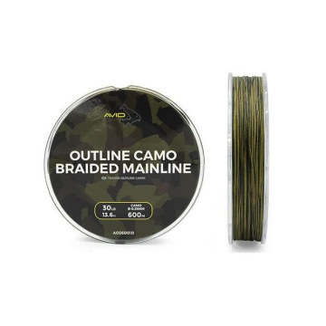 Avid Outline Camo Braided Mainline 30lb 600m
