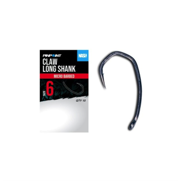Nash PinPoint Claw Long Shank Hooks
