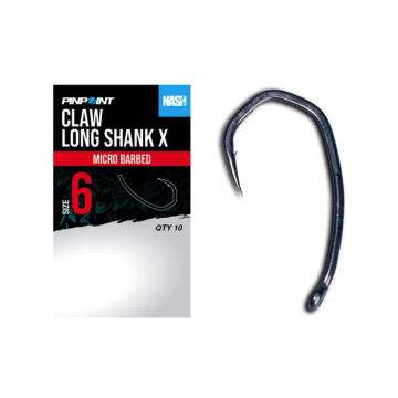 Nash Pinpoint Claw Long Shank X Hooks