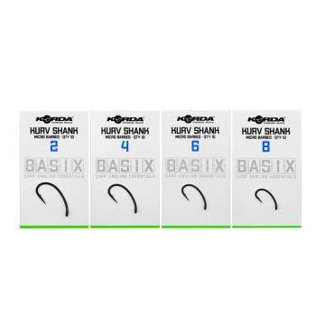 Korda Basix Kurv Shank Hooks 
