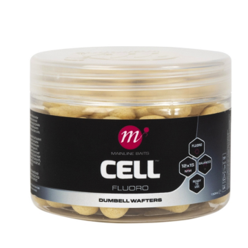 Mainline Baits Cell Fluoro Dumbell Wafters 12x15mm