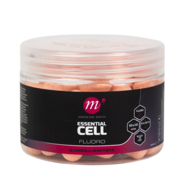 Mainline Baits Essential Cell Pink Fluoro Dumbell Wafters 12x15m