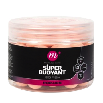 Mainline Baits Super Buoyant ISO Fish Pop-Ups Pink 13mm