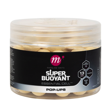 Mainline Baits Super Buoyant White Essential Cell Pop-Ups 13mm