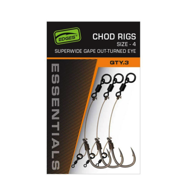 Fox Chod Rigs Superwide Gape Out-Turned Eye