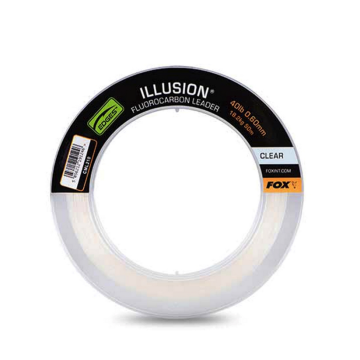 Fox Illusion Fluoro Leader Clear 50m 