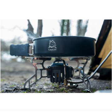 Carplife Night Forge Frying/Grill Pan & Tongs