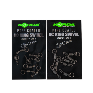 Korda PTFE QC Ring Swivel Size 11