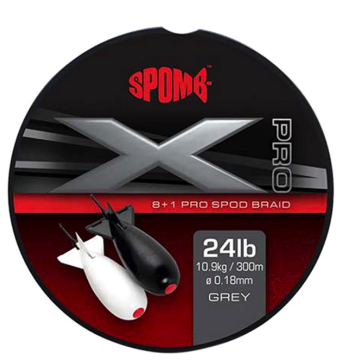 Spomb X Pro Braid Grey 8+1 0.18mm 24lbs