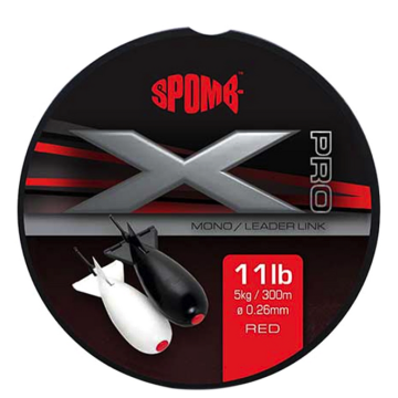 Spomb X Pro Mono 0.26mm/11lb x 300m RED