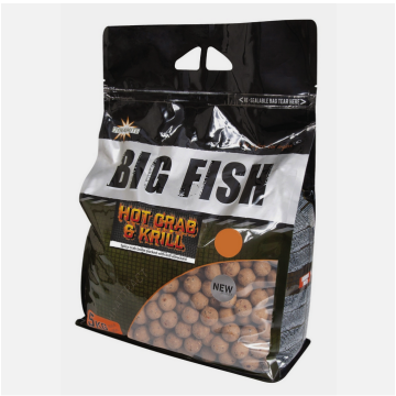 Dynamite Baits Big Fish Hot Crab and Krill 15mm Boilies 5kg