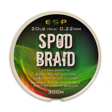 ESP Spod Braid 20LB Fluoro Green 300m