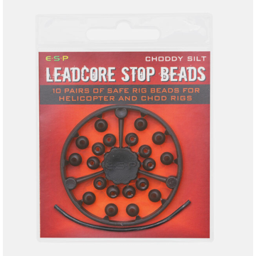 ESP Leadcore Stop Beads Silt Grey