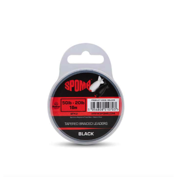 Spomb Tapered Braided Leaders 3pcs 50lb-20lb 