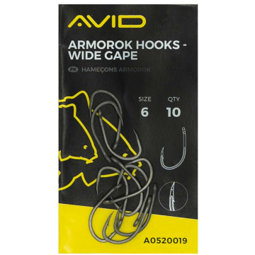 Avid Armorok Hooks Wide Gape
