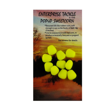 Enterprise Tackle Pop Up Imitation Sweetcorn Fluro Yellow
