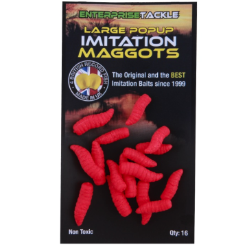 Enterprise Tackle Imitation Large Maggots Red