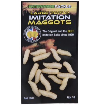 Enterprise Tackle Large Pop Up Imitation Maggots White