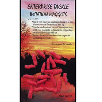 Enterprise Tackle Pop Up Imitation Maggots Small Red