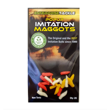Enterprise Tackle Pop Up Imitation Maggots Mixed