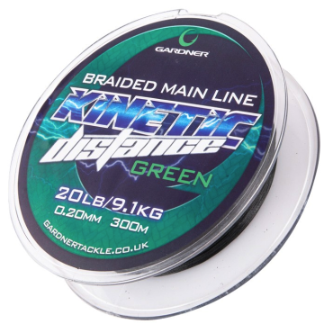 Gardner Kinetic Distance Braid 20LB Green 300m
