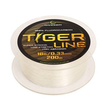Gardner Tiger Line Fluorocarbon Mainline 20LB 200m