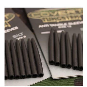 Gardner Covert Tungsten Anti-Tangle Sleeves Size 8 Silt