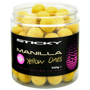 Sticky Baits Manilla Yellow Ones Wafters 16mm