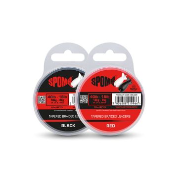 Spomb Tapered Braided Leader 18lb-40lb
